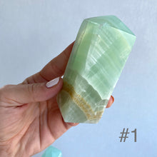 Load image into Gallery viewer, Green Calcite Tower Medium