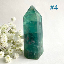 Load image into Gallery viewer, Blue Fluorite Crystal Points, 10-11 cm