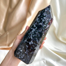 Ladda upp bild till gallerivisning, Merlinit (Indigo Gabbro) Tower XL, 1004 g