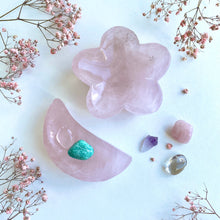 Ladda upp bild till gallerivisning, Månskål i rosenkvarts
