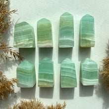 Load image into Gallery viewer, Green Calcite Towers, 5-6 cm
