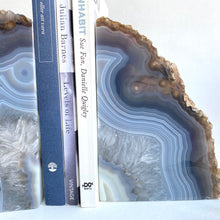 Load image into Gallery viewer, Natural Blue Agate Book Holders #9