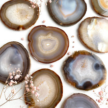 Ladda upp bild till gallerivisning, Agatglasunderlägg Naturlig