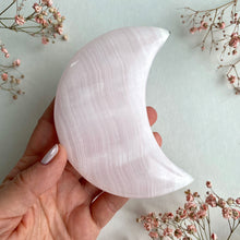Load image into Gallery viewer, Pink Calcite Moon, XL