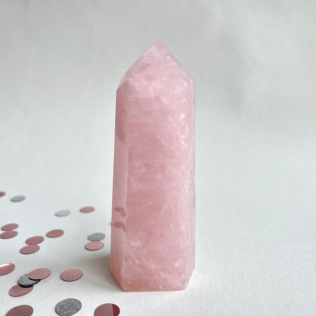 Rose Quartz Crystal Point #18