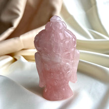 Ladda upp bild till gallerivisning, Buddha-huvud i rosenkvarts