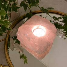 Load image into Gallery viewer, Rose Quartz Candle Holder