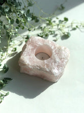 Load image into Gallery viewer, Rose Quartz Candle Holder