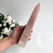 Load image into Gallery viewer, Pink Amethyst Obelisk XXL, 24 cm
