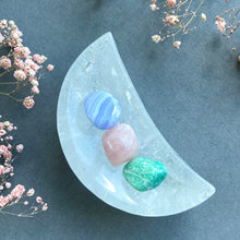 Ladda upp bild till gallerivisning, Klar kvarts månskål