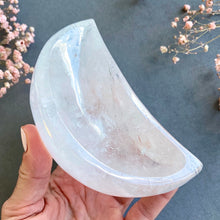 Ladda upp bild till gallerivisning, Klar kvarts månskål