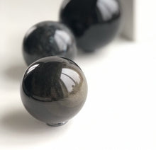 Load image into Gallery viewer, Golden Sheen Obsidian Sphere
