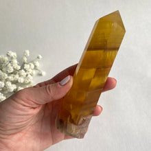 Load image into Gallery viewer, Yellow Fluorite Crystal Point #2
