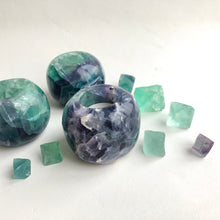 Load image into Gallery viewer, Fluorite Octahedrons, set of 3