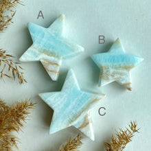 Ladda upp bild till gallerivisning, Karibisk blå kalcitstjärna