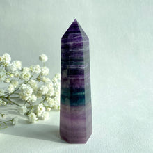 Load image into Gallery viewer, Purple Fluorite Crystal Point #5