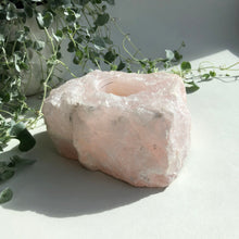 Load image into Gallery viewer, Rose Quartz Candle Holder