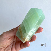 Load image into Gallery viewer, Green Calcite Tower Medium
