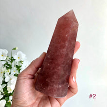 Ladda upp bild till gallerivisning, Jordgubbskvartskristallpunkt