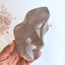 Ladda upp bild till gallerivisning, Rökig Girasol Kvartsflamma Stor