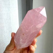 Load image into Gallery viewer, Rose Quartz Double Terminated Crystal
