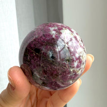 Ladda upp bild till gallerivisning, Rubellite (pink tourmaline) Sphere #2
