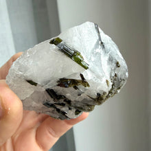 Load image into Gallery viewer, Green Tourmaline in Quartz #1
