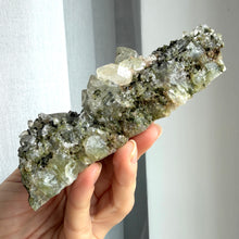 Ladda upp bild till gallerivisning, Epidote with Quartz Specimen
