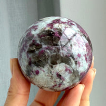 Load image into Gallery viewer, Rubellite (pink tourmaline) Sphere #4
