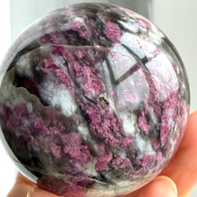 Load image into Gallery viewer, Rubellite (pink tourmaline) Sphere #3
