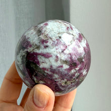 Load image into Gallery viewer, Rubellite (pink tourmaline) Sphere #4
