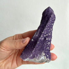 Load image into Gallery viewer, Fluorite-covered Quartz Point
