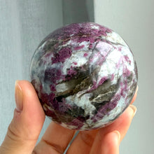 Load image into Gallery viewer, Rubellite (pink tourmaline) Sphere #4
