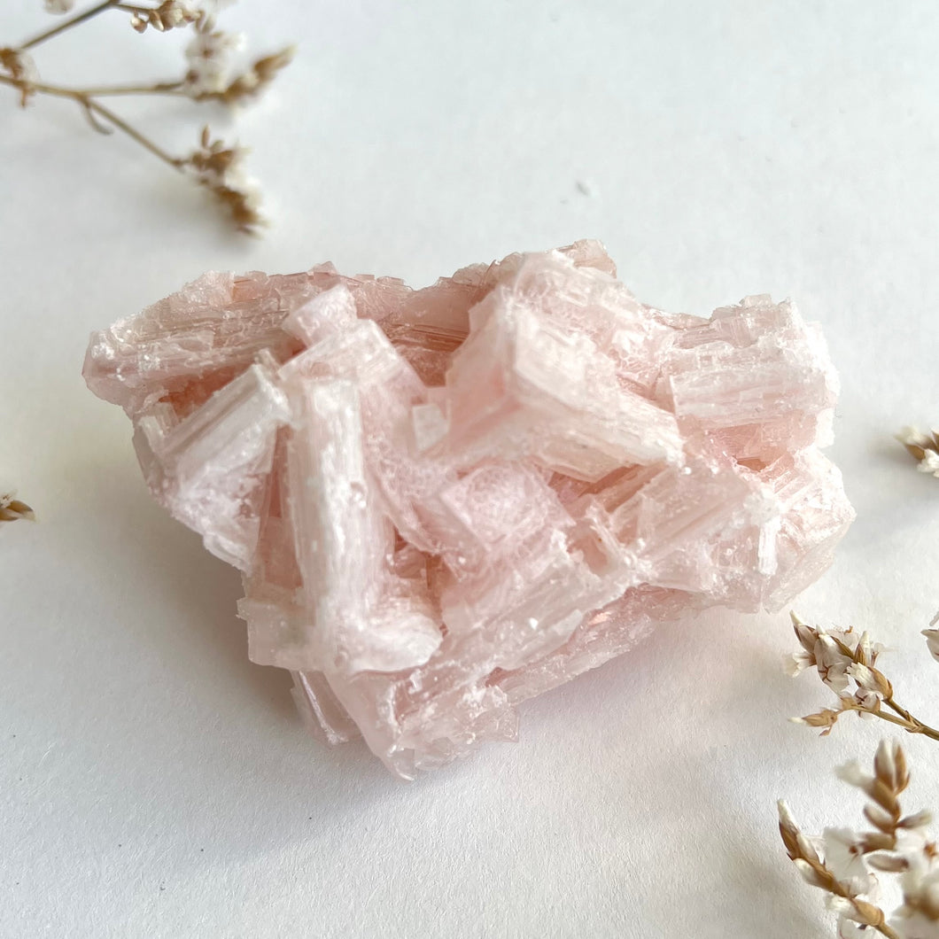 Pink Halite Cluster #6