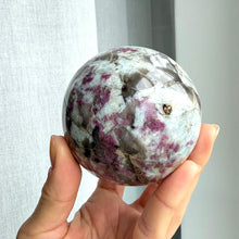 Ladda upp bild till gallerivisning, Rubellite (pink tourmaline) Sphere #1
