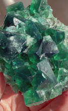 Load and play video in Gallery viewer, Blue Green Fluorite Cluster #4
