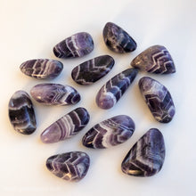 Load image into Gallery viewer, Chevron Amethyst Touchstone
