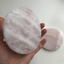 Load image into Gallery viewer, Rose Quartz Coasters (set of 2)
