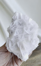 Load and play video in Gallery viewer, Petal-Bladed White Calcite Cluster #2
