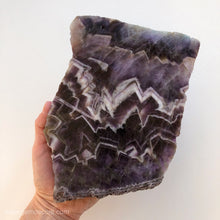 Load image into Gallery viewer, Chevron Amethyst Slice Large
