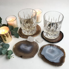 Load image into Gallery viewer, Agate Coasters (set of 4)
