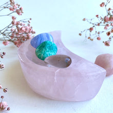 Ladda upp bild till gallerivisning, Månskål i rosenkvarts
