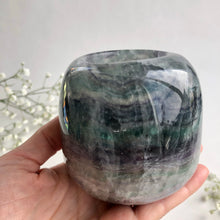 Load image into Gallery viewer, Fluorite Candle Holder (tender color)
