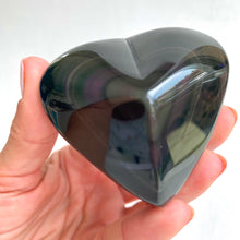 Load image into Gallery viewer, Rainbow obsidian heart
