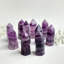 Load image into Gallery viewer, Purple Fluorite Crystal Point, small
