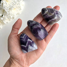 Load image into Gallery viewer, Chevron Amethyst Standing Form, small
