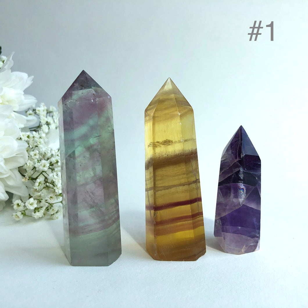Fluorite Collection (set of 3) you pick