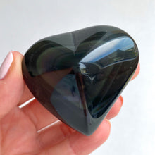 Load image into Gallery viewer, Rainbow obsidian heart
