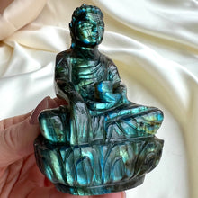 Load image into Gallery viewer, Labradorite Buddha
