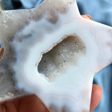 Load image into Gallery viewer, Agate Druzy Star
